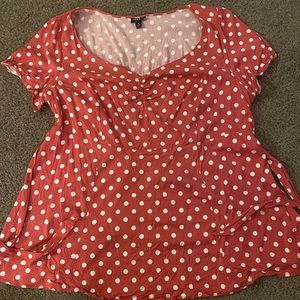 NWOT TORRID POLKA DOT BLOUSE